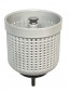 PVC strainer basket for 80 mm diameter manual sink strainer