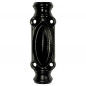 Window handle BOITIER de crémone fonte en applique, black