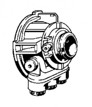 Water inlet flange for Viega MULTIPLEX TRIO and ROTAPLEX TRIO bath drain