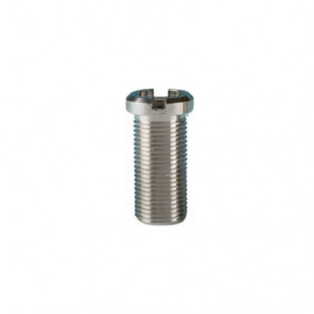 Tornillo sólo para desagüe de fregadero de acero inoxidable, diámetro 12 mm, altura 20 mm