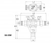 WATTS BA-BM DN25 backflow preventer