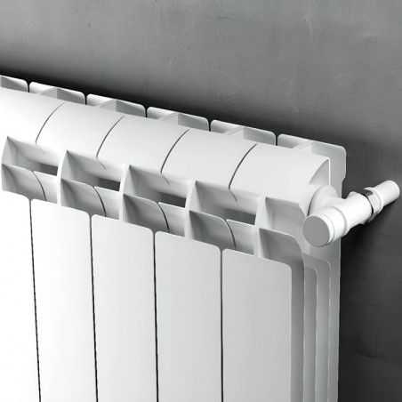 VOX200 62W central heating radiator, cast aluminium, white