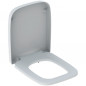 GEBERIT Renova rectangular toilet seat, top fixing, slow closing