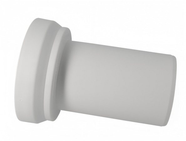 Evacuation sleeve, straight pipe WC support diameter 90 mm