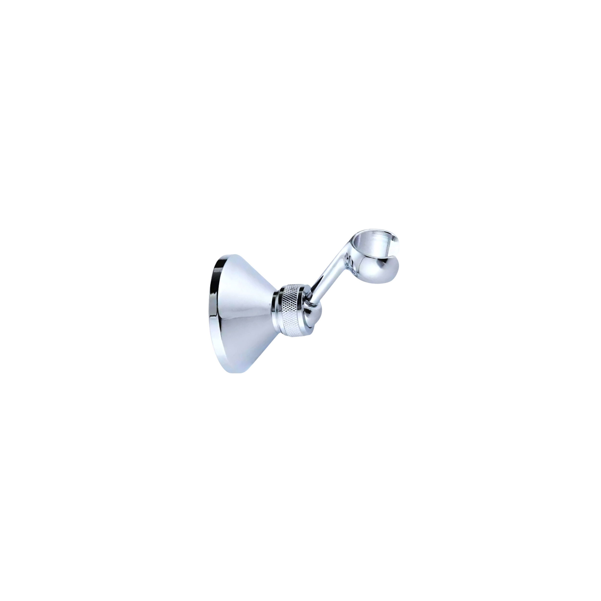 Universal swivel showerhead holder with bracket, abs chrome