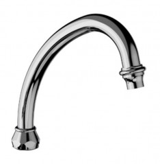 Complete spout with nut for ELOISE basin mixer