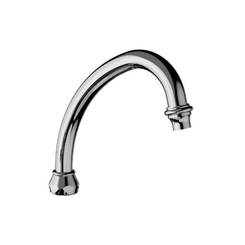 Complete spout with nut for ELOISE basin mixer