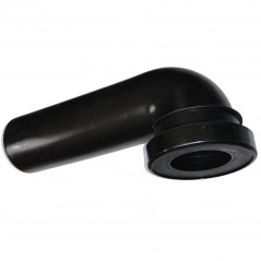 Pipe longue évacuation bâti WC encastré SIAMP, diamètre 100 mm