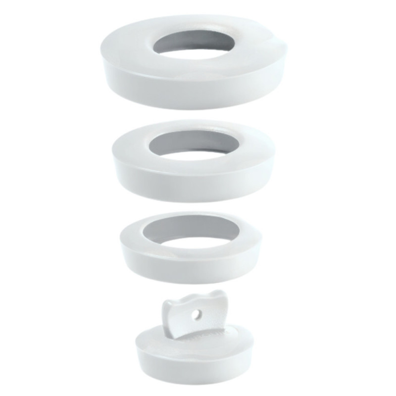 Tapón de vaciado universal blanco para fregadero, lavabo, lavamanos o bañera, 36 a 58 mm