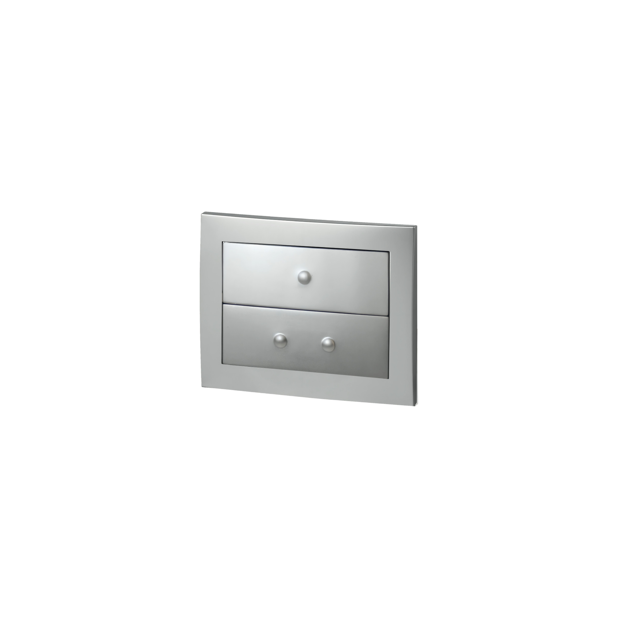 EGAL control panel for IMAGEO concealed WC cistern, mat chrome-plated