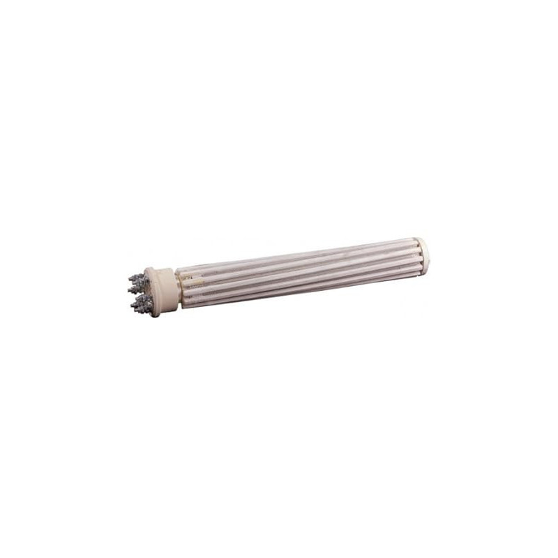 Steatite 3000W resistor, 47mm diameter, single/three-phase.