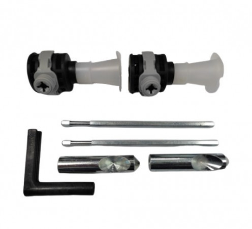 Kit de fixation pour cuvette de WC suspendu AVENTO et SOLID de marque VILLEROY & BOCH.