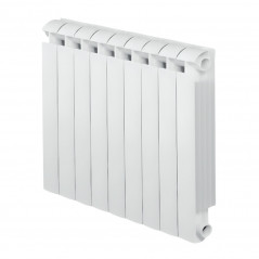 Radiateur fonte alu 1458W chauffage central 9 éléments KLASS 800 blanc