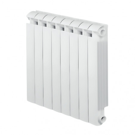 Radiateur fonte alu 1296W chauffage central 8 éléments KLASS 800 blanc