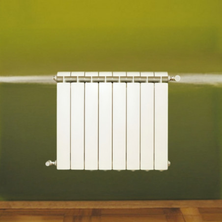 Radiateur fonte alu 1296W chauffage central 8 éléments KLASS 800 blanc