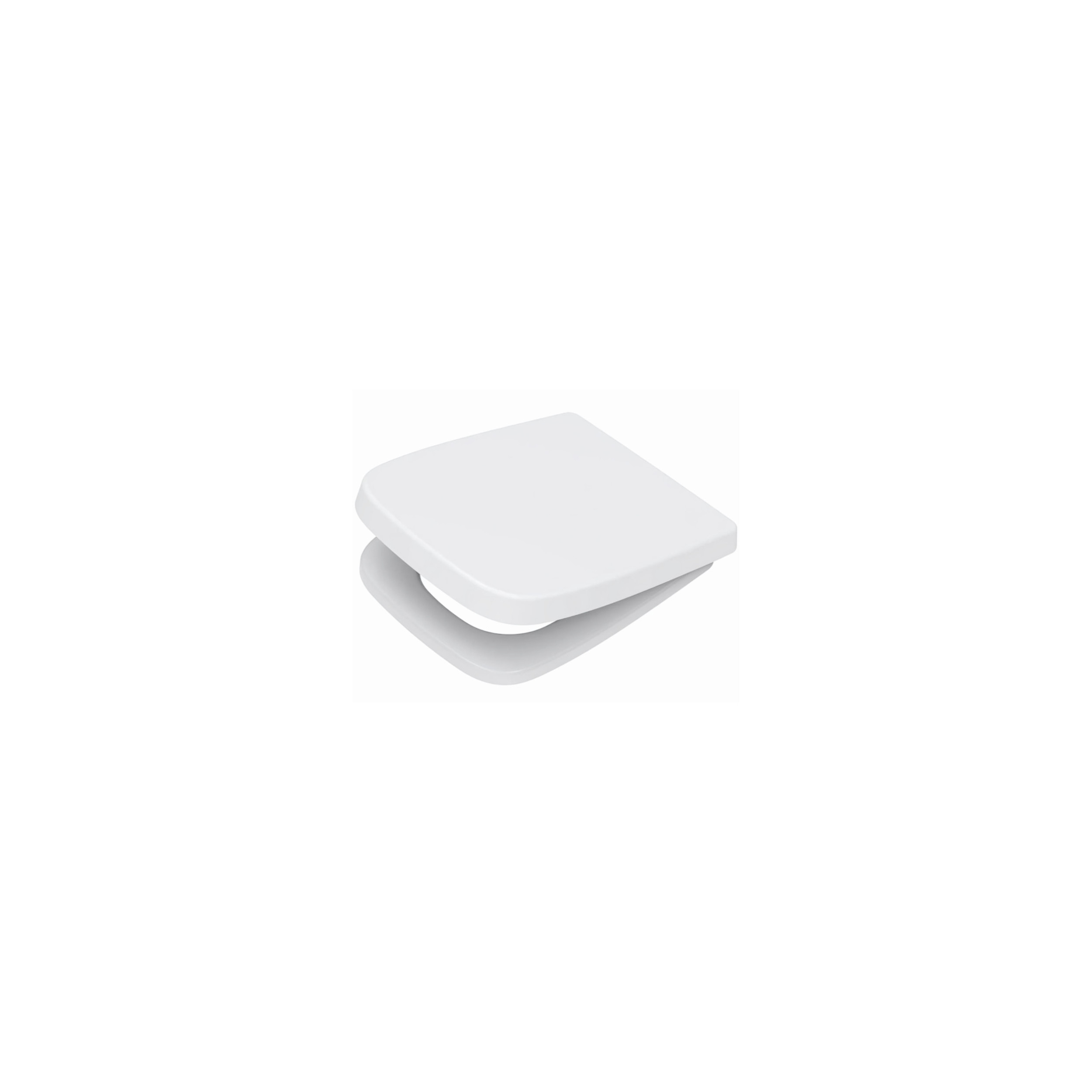 OLFA Thermodur model QUADRI square toilet seat, white