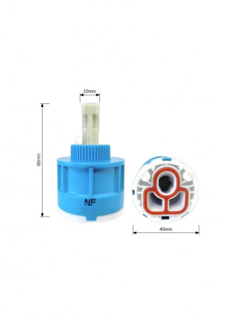 Ceramic cartridge NF C2 diameter 40mm for shower mixer 93CR511.