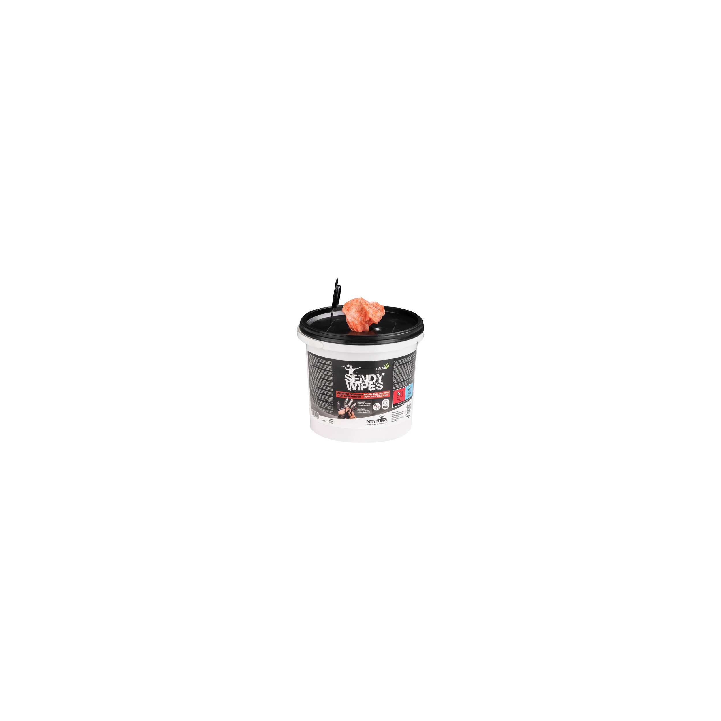 Bucket 100 cleaning wipes 26x27 cm