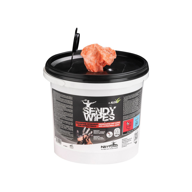 Bucket 100 cleaning wipes 26x27 cm