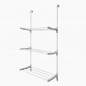 Foldable hanging rack for doors, hanging capacity 8m.