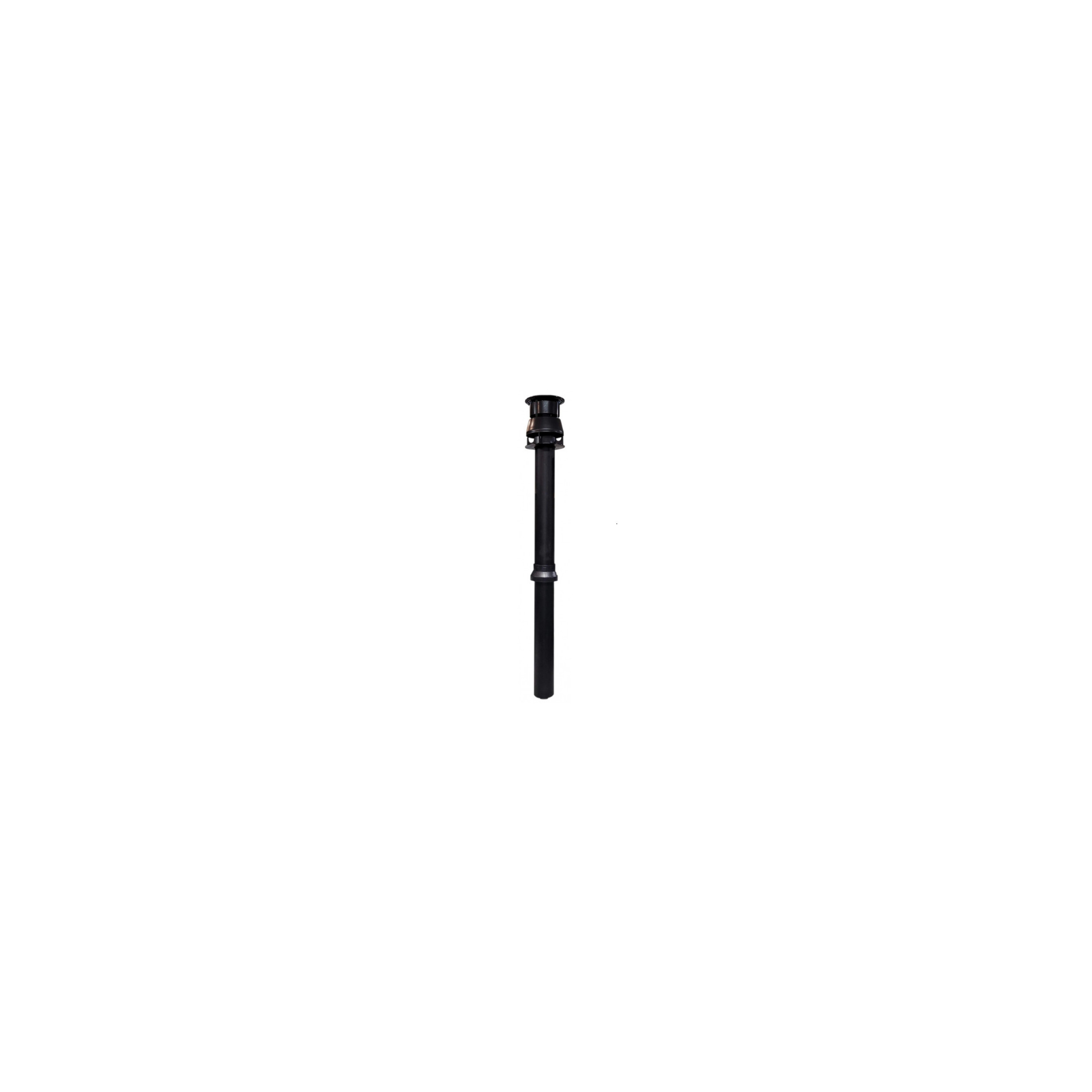 Vertical terminal black 60/100 with measuring socket, AZ422