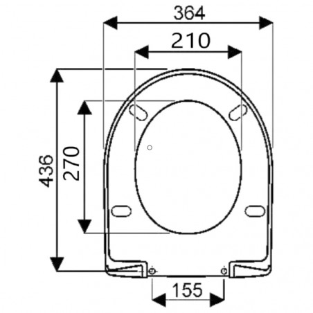 copy of ALLIA toilet seat Prima cour, Prima 1