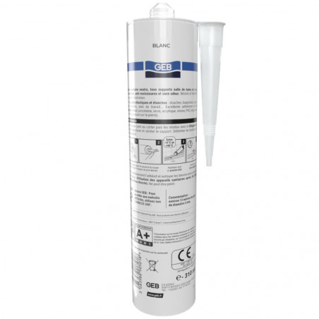 Gebsicone W2 : 310 ml cartridge, white