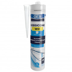 Gebsicone W2 : 310 ml cartridge, translucent