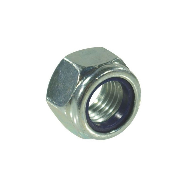 Ecrou indesserrable diamètre 6mm, 15 pièces.