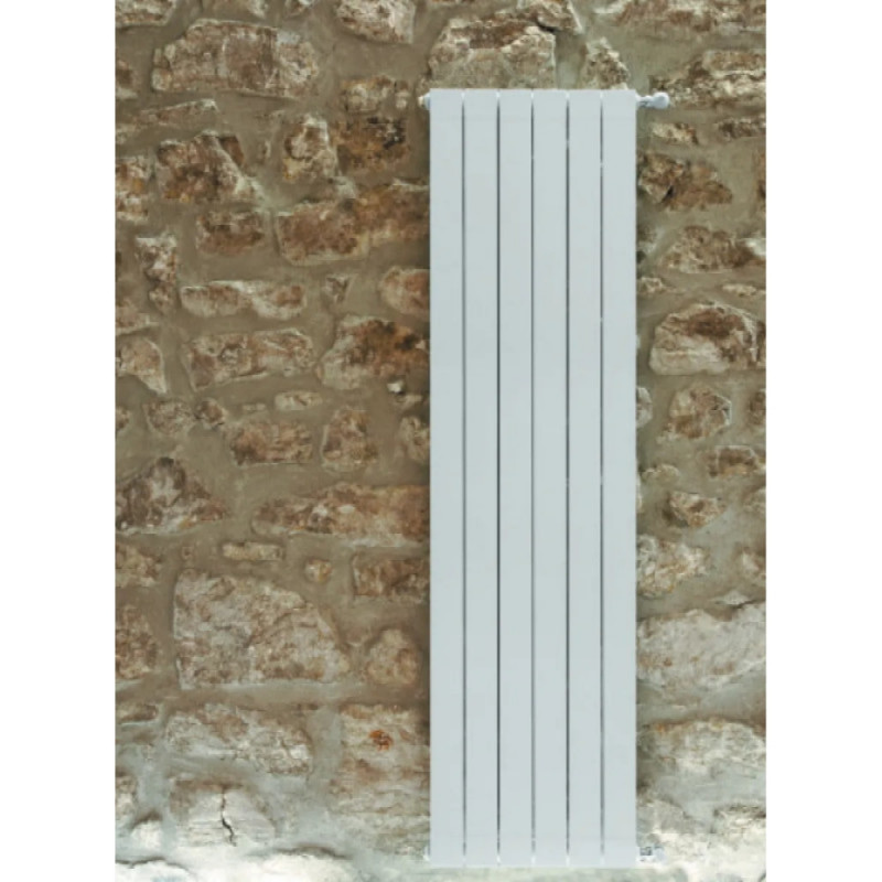 Chauffage central aluminium 300W OSCAR 1800, 1 élément hauteur 1846 mm, blanc