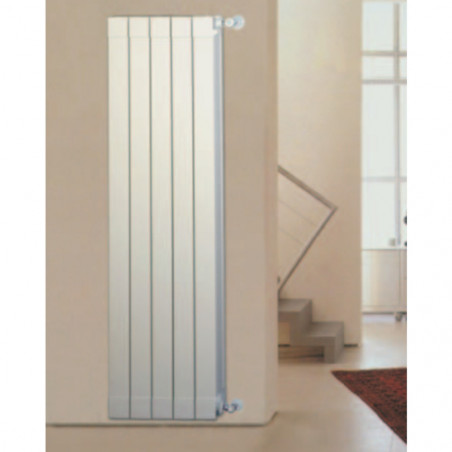 Chauffage central aluminium 300W OSCAR 1800, 1 élément hauteur 1846 mm, blanc