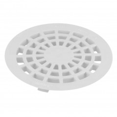 Floor drain grate for plastic flooring