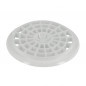 Floor drain grate for plastic flooring