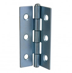 Rectangular hinge with 3 mm holes, W35 H60 mm