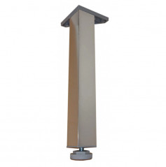 Chrome-plated square base, height adjustable from 270 to 290 mm