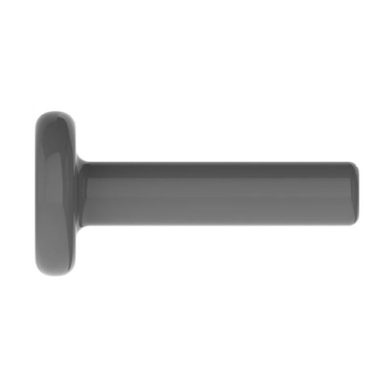 Push-Fit rigid plug in grey acetal for 5/16" (8 mm) pipe