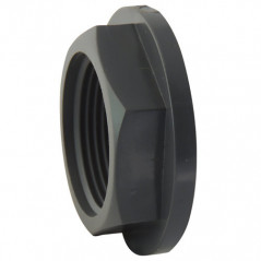 Polypropylene 66x76 locknut for threaded spool.