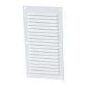 Alluminio laccato bianco con zanzariera: Rettangolare verticale 30x15