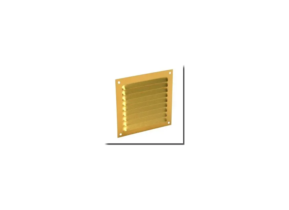 Golden anodized aluminum without mosquito net