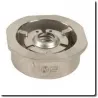 Stainless steel check valve between flanges