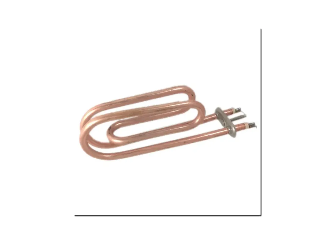 Immersion heater with oval flange