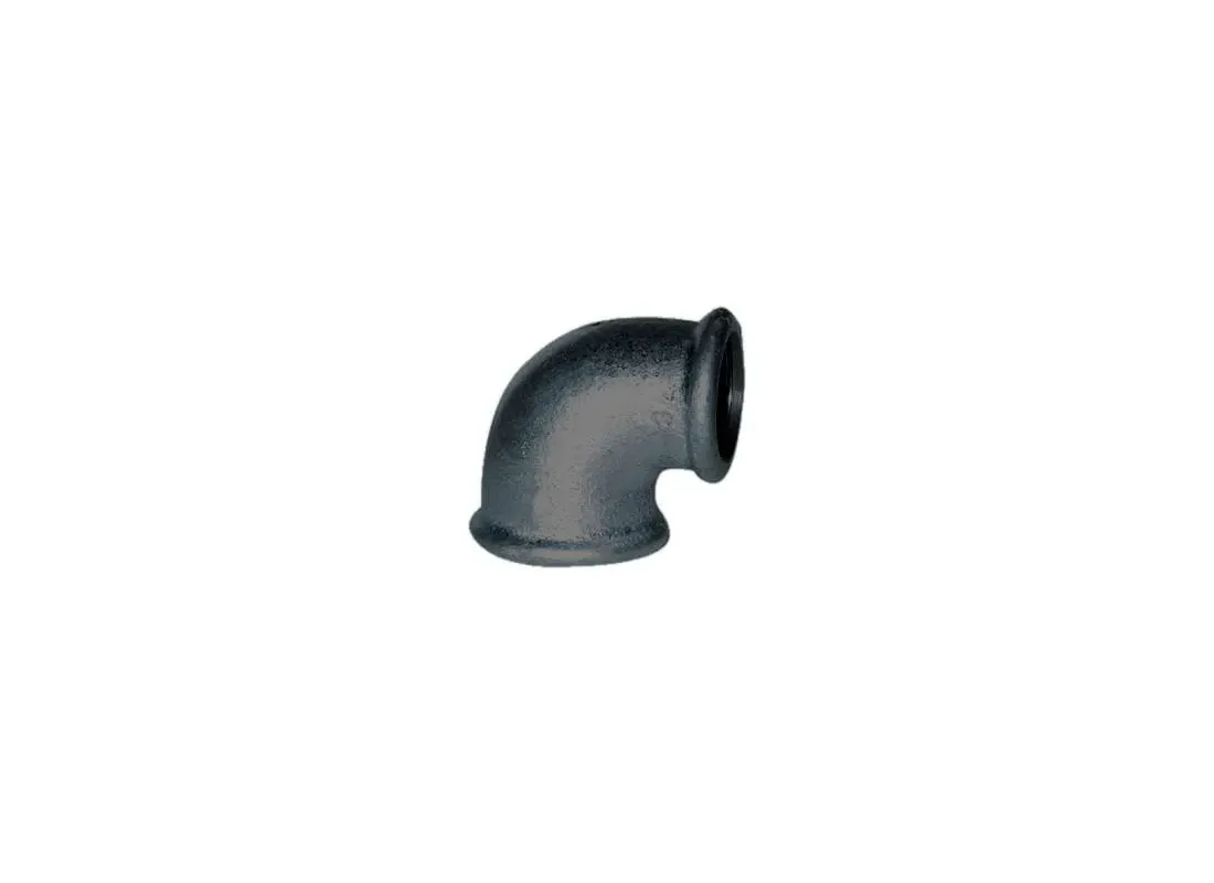 Elbows BLACK 90° small radius, double female