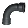 90° BLACK Elbows, large radius, double female