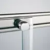 Castors for a shower wall