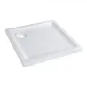 Extra-flat stoneware shower tray