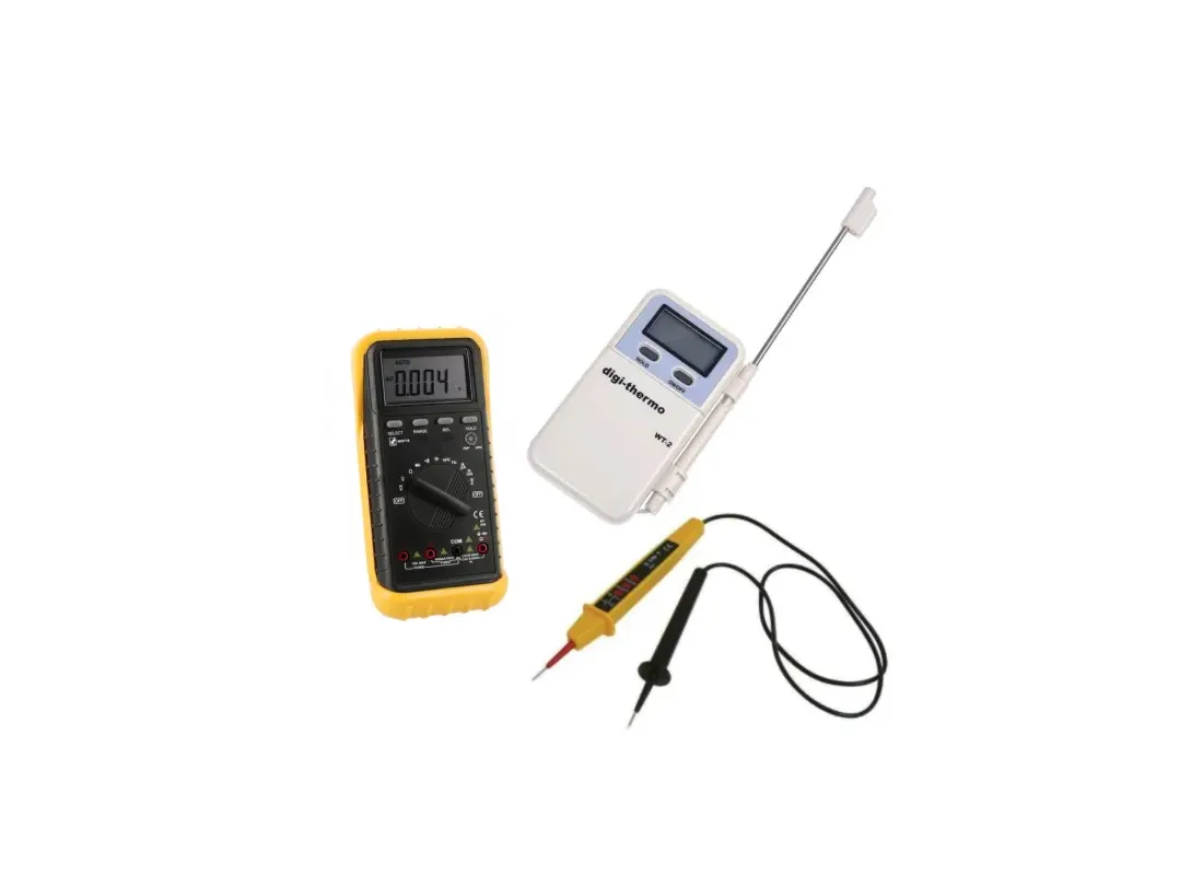 Testers, thermometers and multimeters