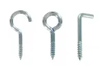 Hooks, hooks and screw-in hinges