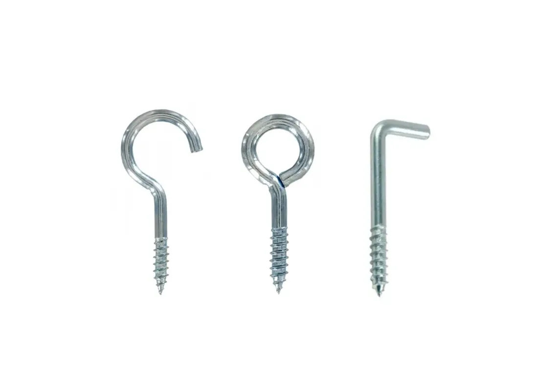 Hooks, hooks and screw-in hinges