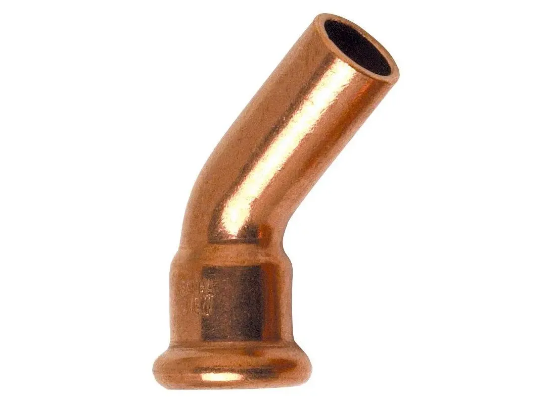 Crimp copper elbows 45° male female