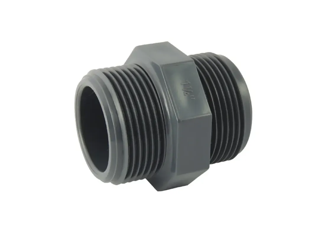 Screw-in PVC pressure fittings